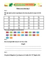 Toán cơ bản và nâng cao lớp 5 - Đề 6
